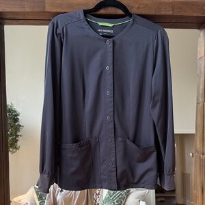 Scrub Bundle - Navy Blue MedCouture Scrubs + HH Works Scrub Jacket